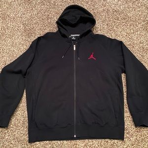 JORDAN 2XL ZIP UP HOODIE